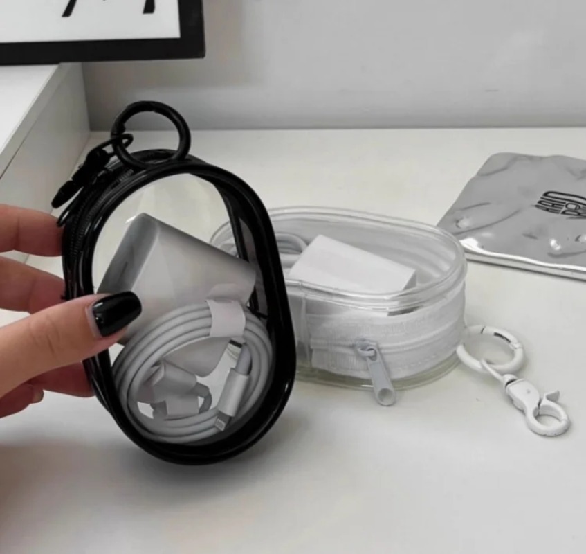 Tech Accessories For Christmas - Bolsas organizadoras de cables con cremallera
