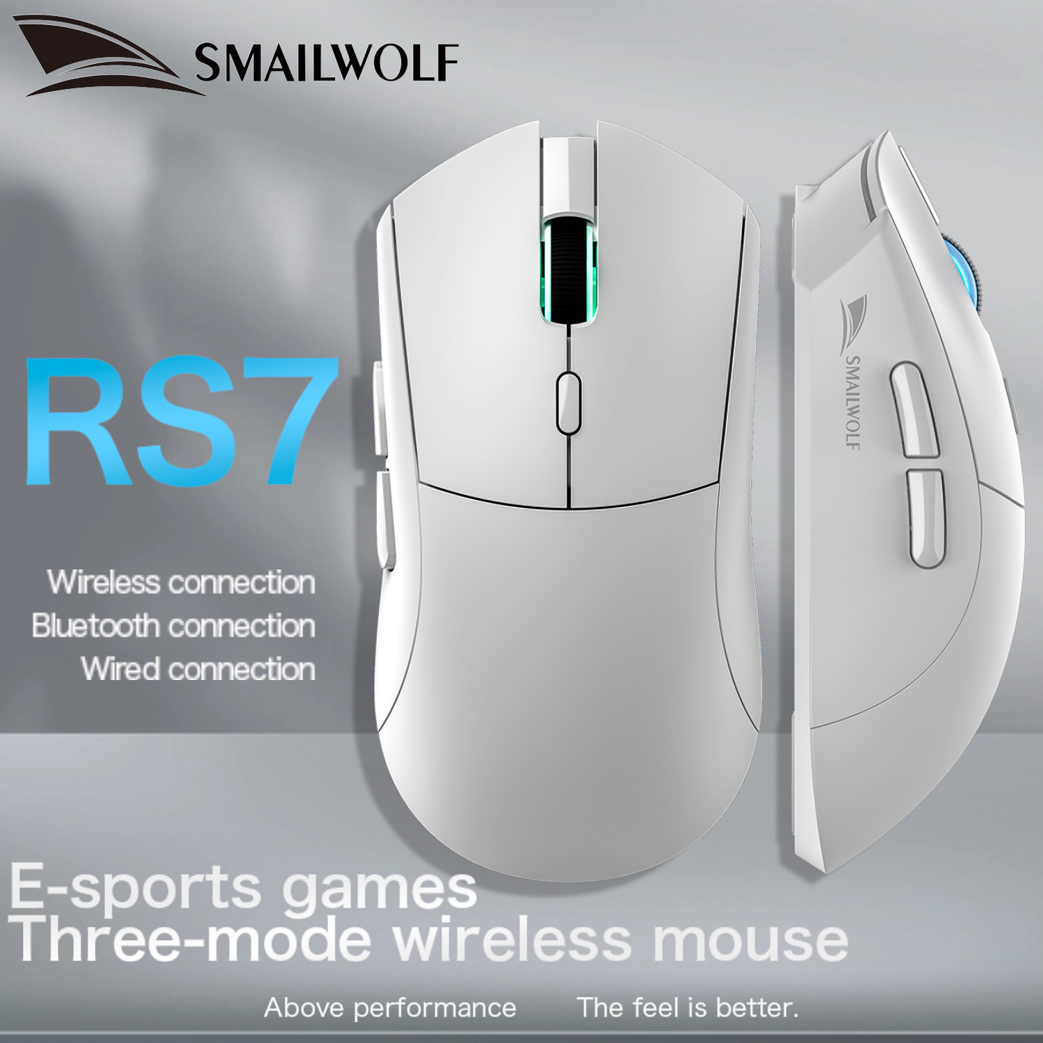 Logitech Mouse G203 - SMAILWOLF RS7 Bluetooth ratón inalámbrico para