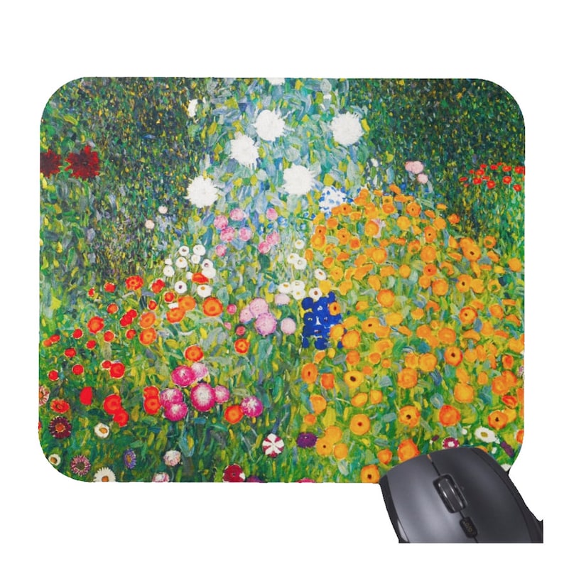 Tech Table Accessories - Alfombrilla de ratón Floral con flores
