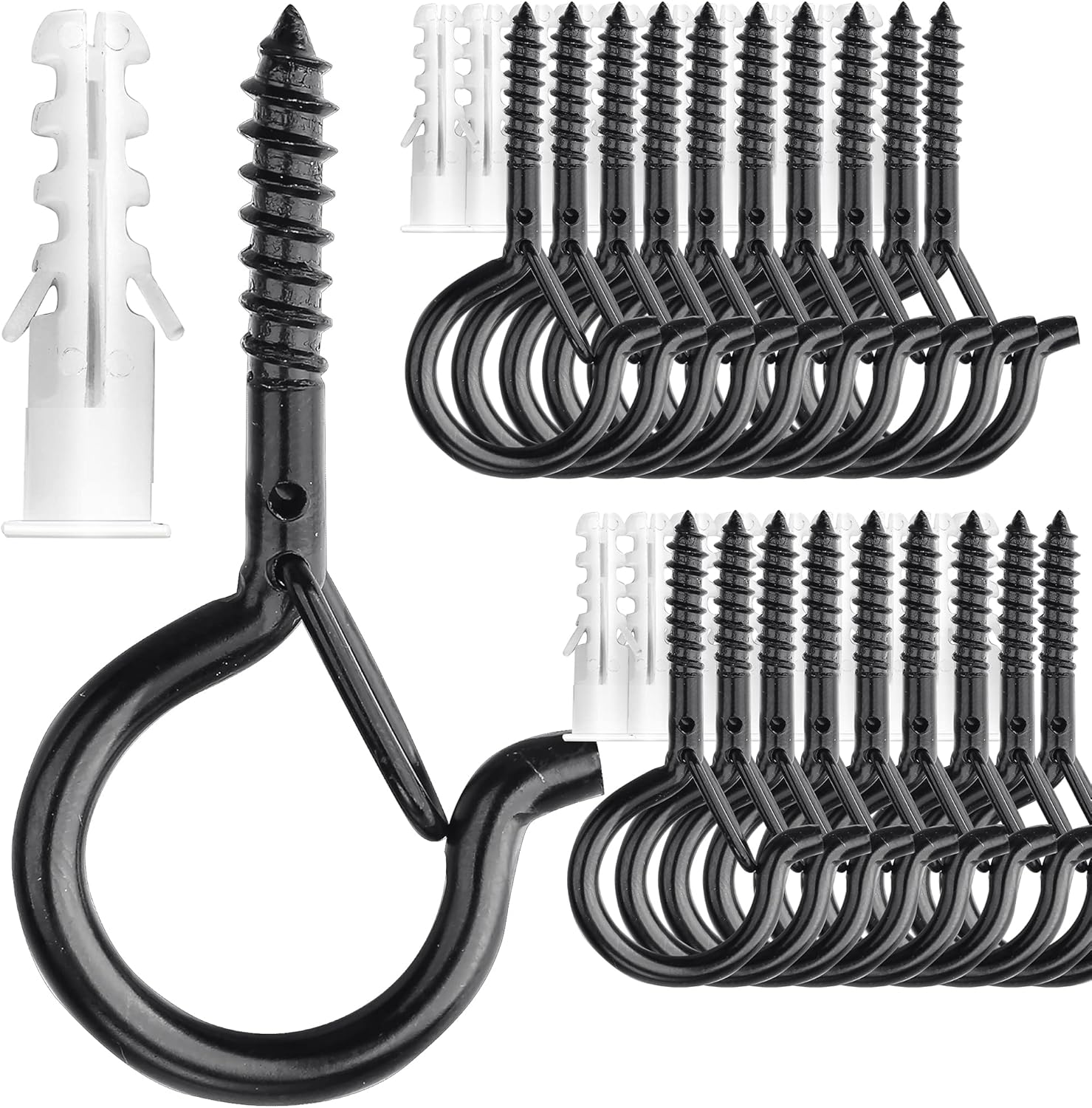 Tech Q - Paquete de 10/20 Ganchos de Tornillo