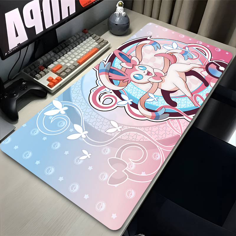 Tech Accessories Desk - Alfombrilla de ratón grande rosa, bonita,