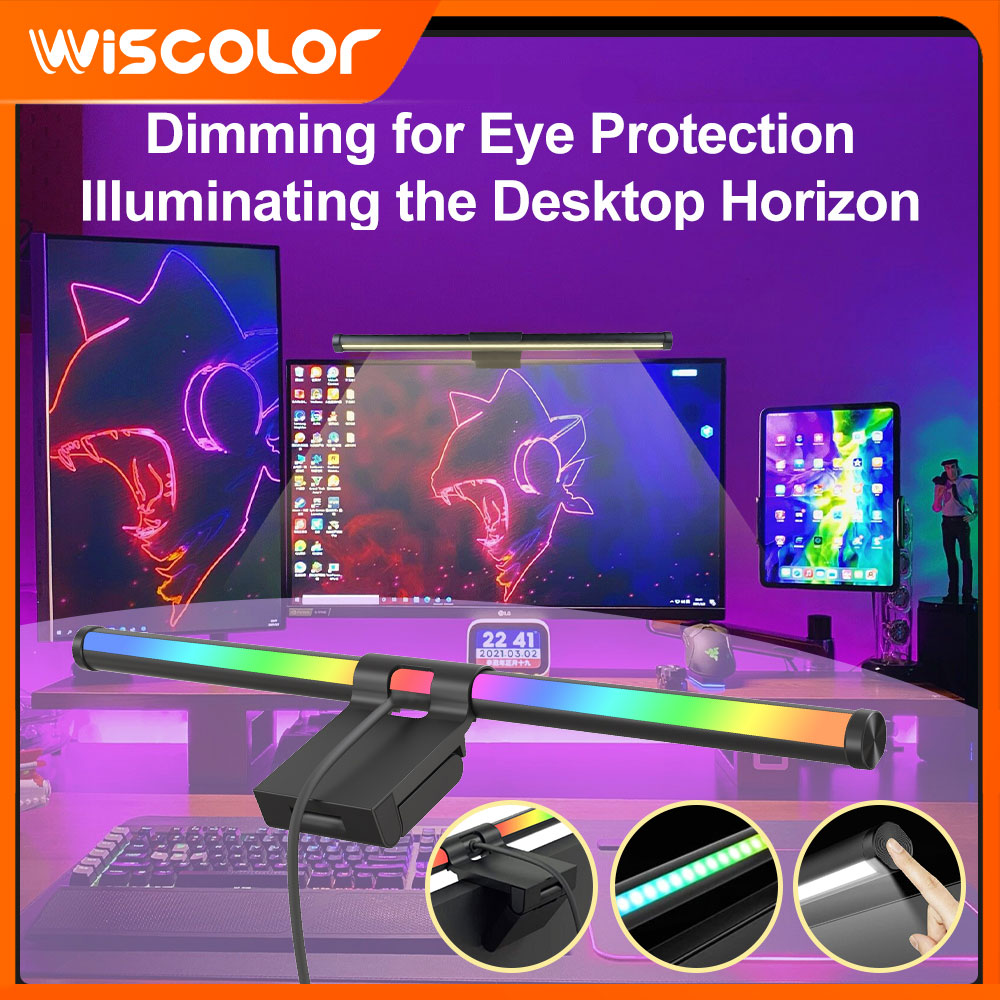 Tech Table Accessories - Barra de Luces Decorativa para Monitor,