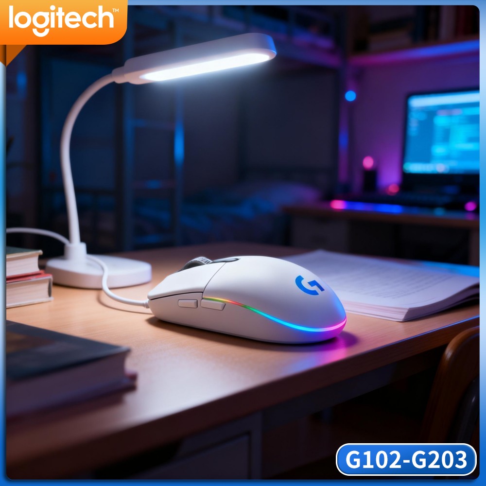 Ratón para juegos con cable Lo - Logitech Mouse G203 reseña y precio