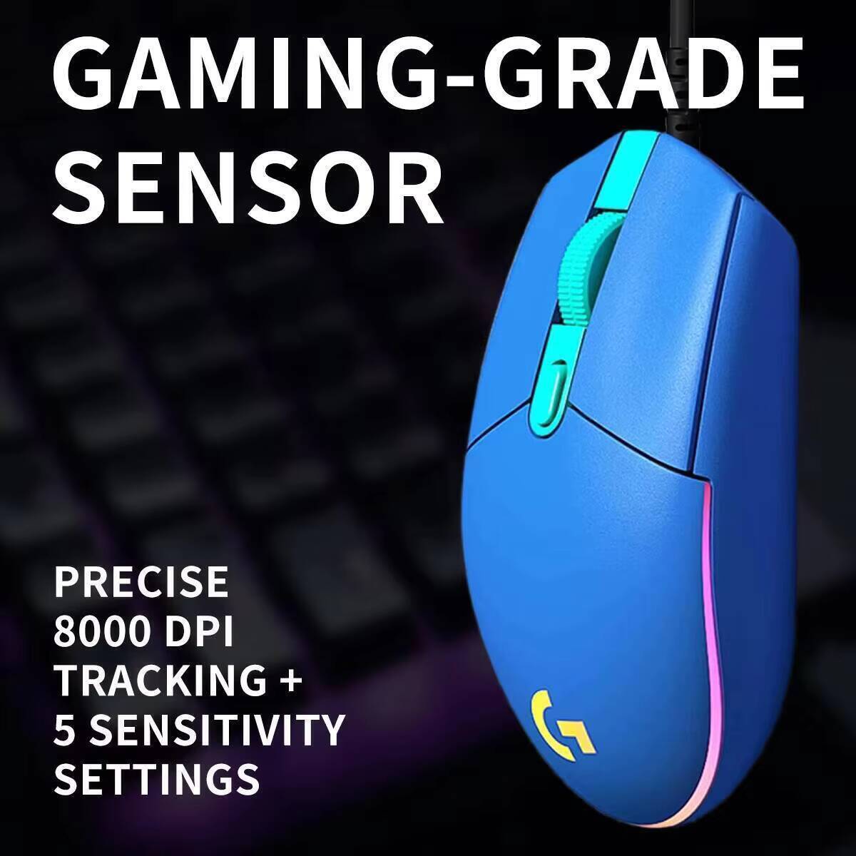 Ratón para juegos Logitech G20 - Logitech Mouse G203 reseña y precio